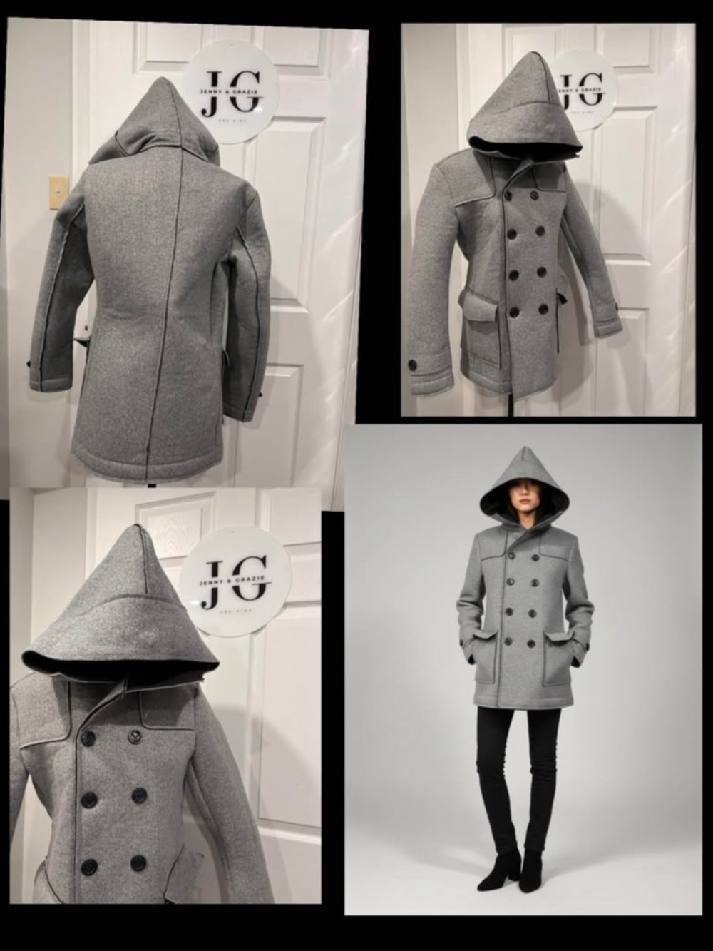 Fall hooded coat